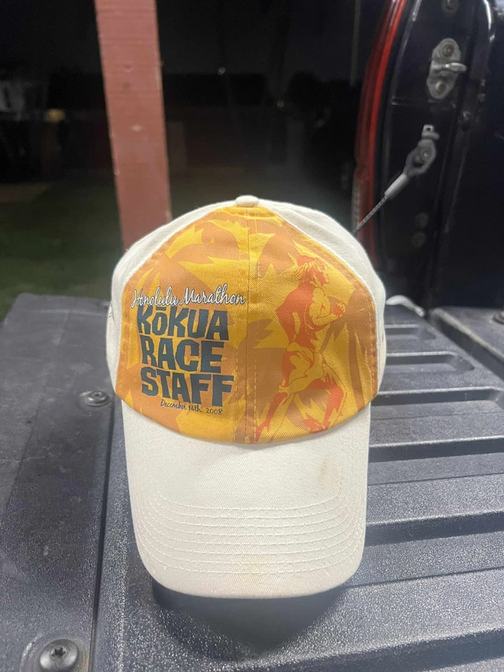 Gorra Nike Hawaiian Kokua Race Staff Honolulu Marathon 2008 ajustable -A1 Foto 2 de 4