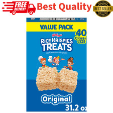 Rice Krispies Treats Original 40 Count Marshmallow Bars Value Pack 31.2 oz