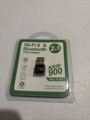 Bluetooth WIFI 2-in-1 Network Card WiFi 6 AX900 Driver Free USB Wireless Adapter