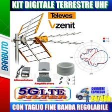 KIT INSTALLAZIONE DIGITALE TERRESTRE ANTENNA COMBO TELEVES VZENIT LTE, 149302