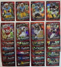 2025 Panini Prizm NFL - (27) Card Red Flash Prizm Lot w/ Rookies NO DUPLICATES 