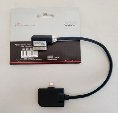 Original Audi adapter cable lead for Apple iPhone lightning 4F0051510AC A4 B8