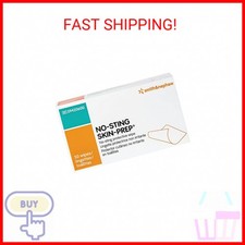 Smith+Nephew NO-STING SKIN-PREP Wipes, Protective Dressing Wipes, Alcohol-Free S