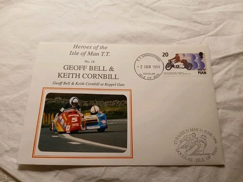 Isle of Man-1994-G.BELL & K.CORNBILL-HEROES OF THE ISLE OF MAN T.T. RACES-FDC A7