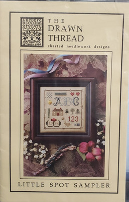 The Drawn Thread LITTLE SPOT SAMPLER Cross Stitch Pattern w/Embellishment Pack