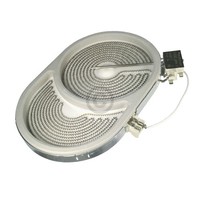 StrahlheizköRper 265X170Mm 2400/1500W 230V Oval 10.57411.604