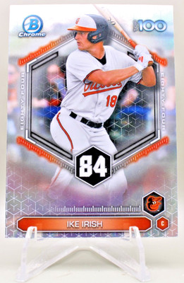 2026 Bowman Chrome Scouts Top 100 Prospects - Ike Irish #BTP-84 Orioles