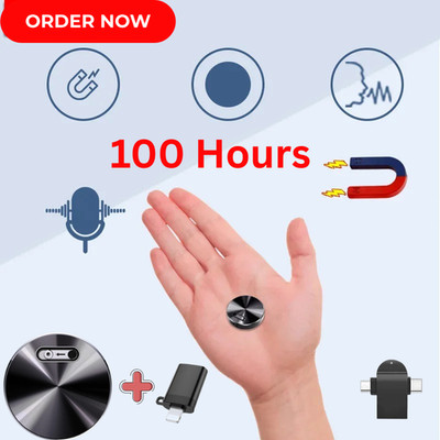 100 Stunden Super Mini Sprachgesteuerter Recorder Magnetgerät MP3-Player * UK