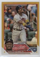 2023 Topps Series 1 Gold Foil Ronald Acuna Jr Ronald Acuña Jr #150 gb2