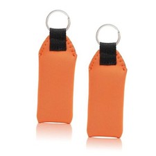 2pcs Floating Key Chain for Boating - Orange Neoprene Boat Ring Float