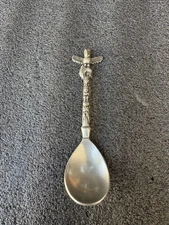 Pewter Canada Spoon Collection BC Indigenous People Totem Pole Souvenir BOMA