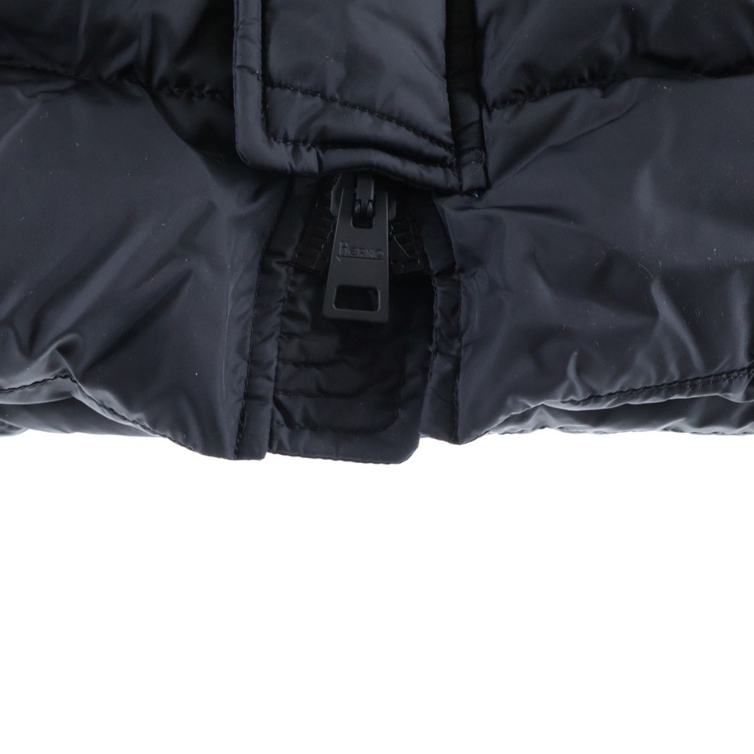 HERNO Double Zip Full Snap Button Down Coat Black… - image 5