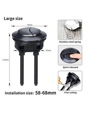Touchless toilet flush kit Dual flush alternative, clean, hygienic and non-toxic