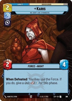 Karis Hyperspace Foil - LOF 771 NM - Star Wars Unlimited