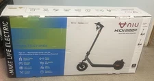 NIU - Kqi 200P Foldable Electric Kick Scooter w/ 25 mi Max Operating Range & ...