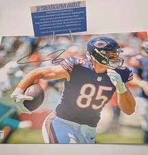 Cole Kmet Signed Chicago Bears Autographed NFL Photo Authentication Direct 8x10