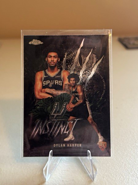 Dylan Harper 2025-26 Topps Chrome Instinct Rookie Insert #INS-12 Spurs