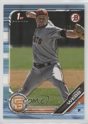 2019 Bowman Prospects Sky Blue 425/499 Logan Webb #BP-79 1dm4