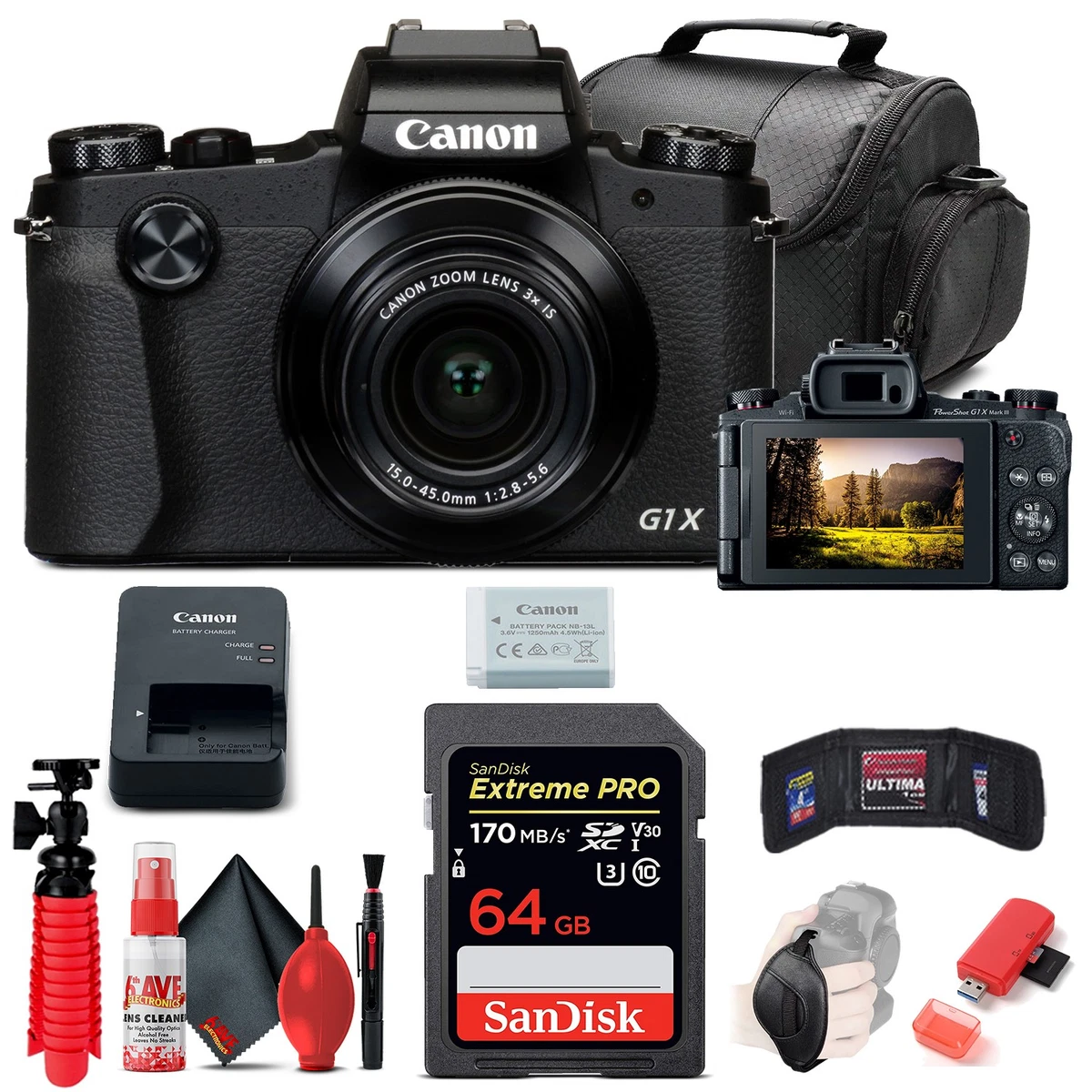 Canon PowerShot G1 X Mark III Digital Cameras for Sale - Shop New