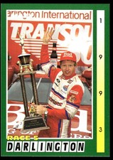 Race 5 Darlington 1993 Maxx #268 NASCAR READ FREE SHIPPING AutographDen