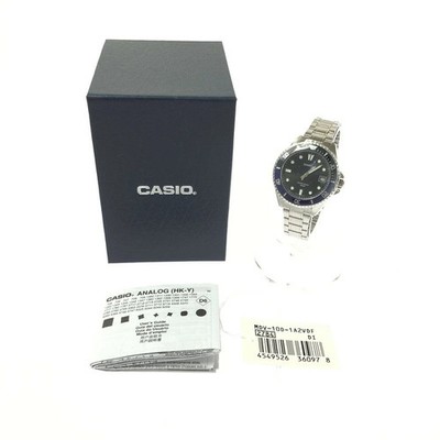CASIO ANALOG MDV-10D-1A2V Analog Watch 199-260620-ty-10-tagh ColorSilver