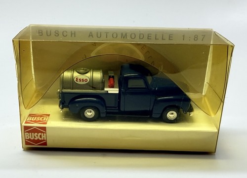 Camioneta Chevrolet Busch #48214 HO 1/87 escala 1:87 rara nueva en caja con camión cisterna Esso | Zustand: Used