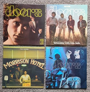 THE DOORS LPs The Doors, Waiting For The Sun, Morrison Hotel, Absolutely Live