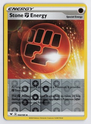 Stone Fighting Energy - SWSH04 #164/185: Vivid Voltage Uncommon Reverse Holo LP