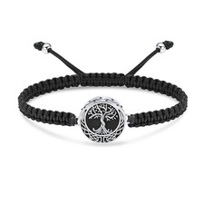 Cremation Jewelry Tree of Life Urn Bracelet for Ashes for Women Men Adjustabl...