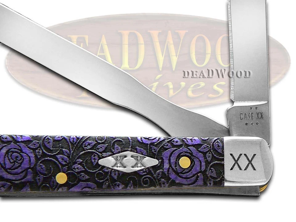 Cuchillo de Bolsillo Case xx Cuchillos Baby Doc Rosas Ultra Violetas 12508R Acero Inoxidable 1/500 Foto 2 de 4