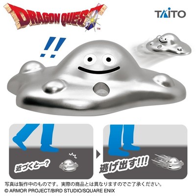 Dragon Quest AM Liquid Metal Slime Figur mit Sensor Escape TAITO JAPAN 2025