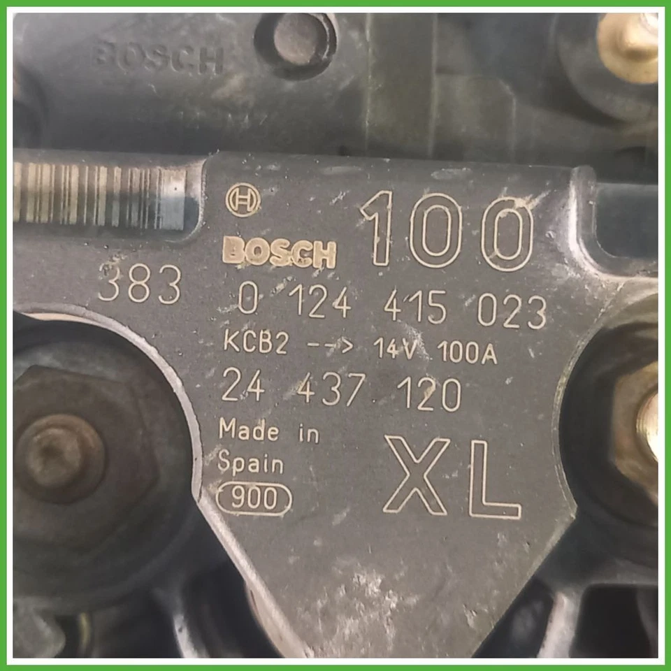 Alternatore BOSCH 0124415023 OPEL CORSA X01 1.0 12V 9195752 2000 2006 - Immagine 4 di 4