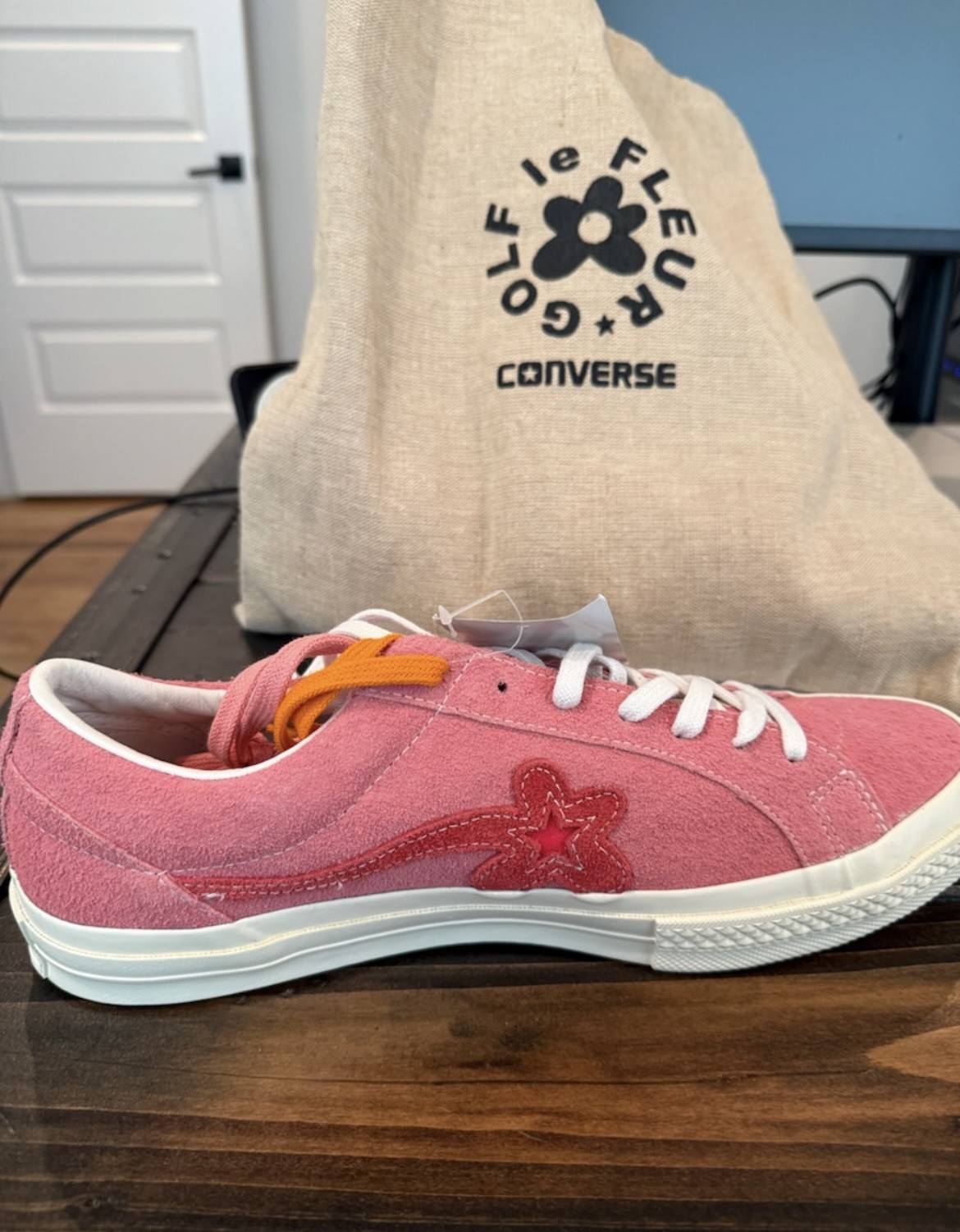 Le Fleur Pink Chuck Taylor Size 12 Rare Shoe