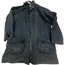 Barbour Gamefair Giacca Cerata Uomo Nera Media Velluto a Collo Outdoor