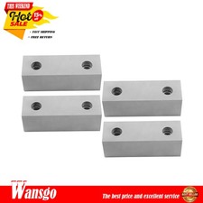 6" 2" 2" Aluminum Reversible Machined Soft Jaws For 6" Vises 4 Jaws Vise Jaws