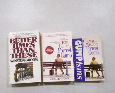 3 WINSTON GROOM # PB FORREST GUMP GUMPISMS WIT WISDOM BETTER TIMES THAN THESE