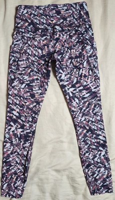 Lululemon Women's Leggings Geometric Design Size 4 Cut Ankle Style