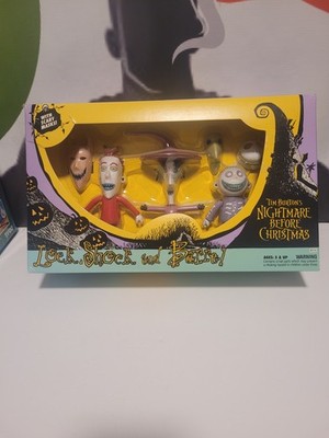 Hasbro 1993  Disney Nightmare Before Christmas Lock Shock Barrel Figure Set