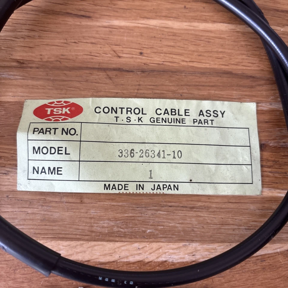 Nuevo Antiguo Stock TSK Cable Japonés - 336-26341- 10 Yamaha RS100 Freno Foto 2 de 4