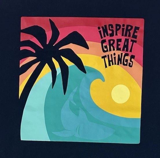 🍃OLD NAVY Boys' Short-Sleeved Graphic T-Shirt | Navy /Size L (10-12) - Image 2 of 4