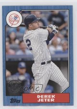 2022 Topps Series 2 1987 Topps Baseball Blue Derek Jeter #87TB-35 HOF 0ui8