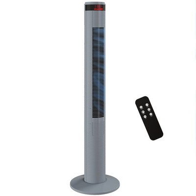 HOMCOM Oszillierender Turmventilator Fernbedienung 3 Geschwindigkeitsmodi Kühlmaschine