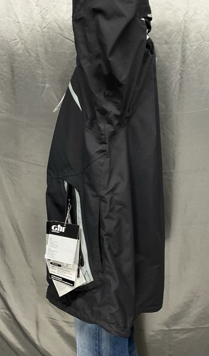 GILL OS2 HUNTING Coastal Offshore Black Waterproof Hooded PARKA men XL - Picture 10 of 24