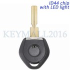 Transponder Ignition Key for BMW E38 E39 E36 Z3 With Led Light ID44 Chip HU58
