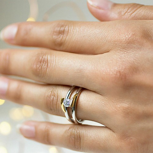 Platinum Wedding Ring Real Diamond Round Cut 0.50 Carat Solid 950 Size