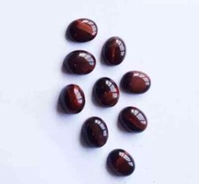 AAA Natural Red Tiger Eye Cabochon Oval Shape Loose Gemstone