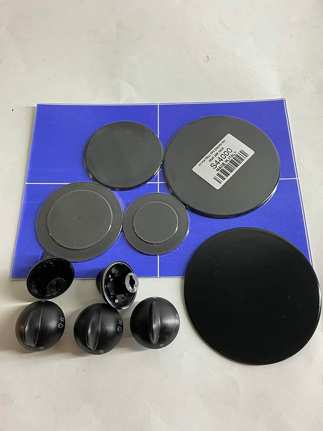 REX ZANUSSI ELECTROLUX OCEAN ATLANTIC 5 piattelli in ferro smaltati lucidi