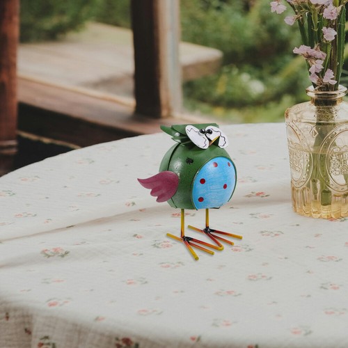 5 Stück Eisen Tierfigur lustige kreative Handwerk Tier Skulptur Statue - Imagen 10 de 12