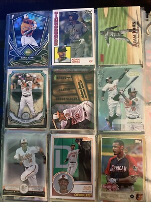 9 Card Lot Adam Jones  Baltimore Orioles  AL45