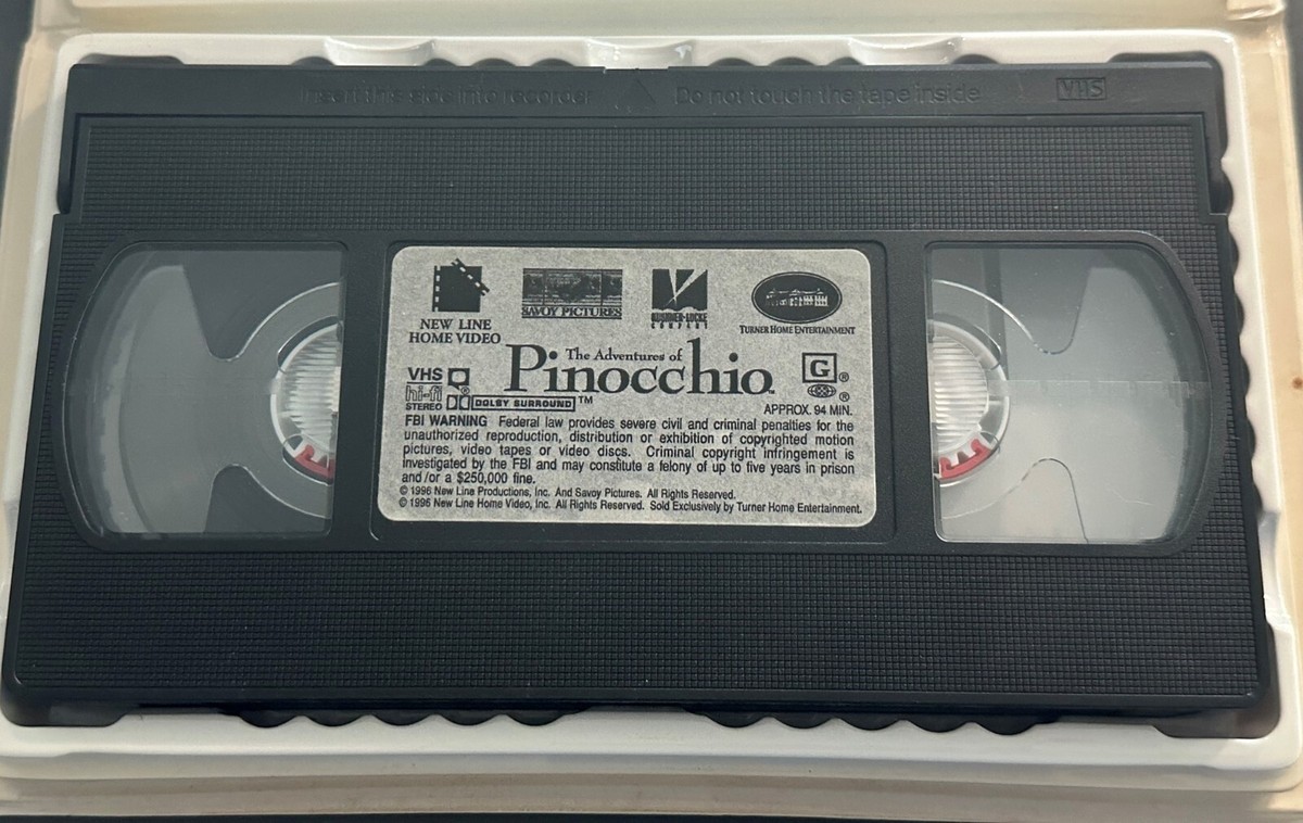 The Adventures of Pinocchio (VHS, 1996) New Line Home Video | eBay